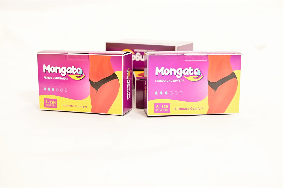 Mongato period underwear retail packaging