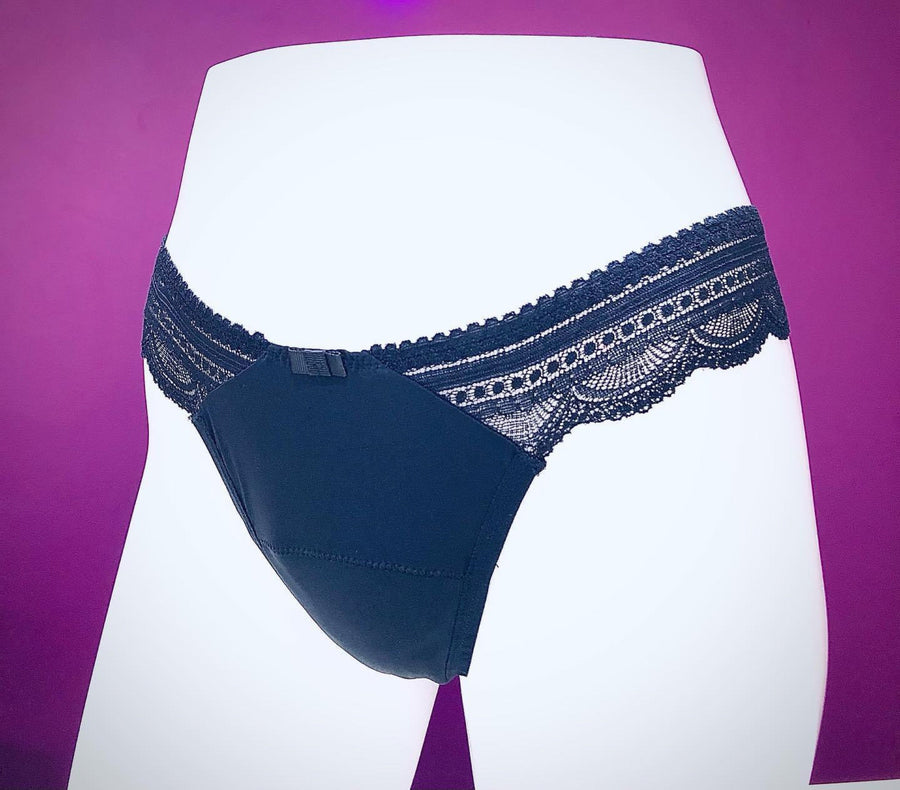 Mongato Basic Thong with lace waistband