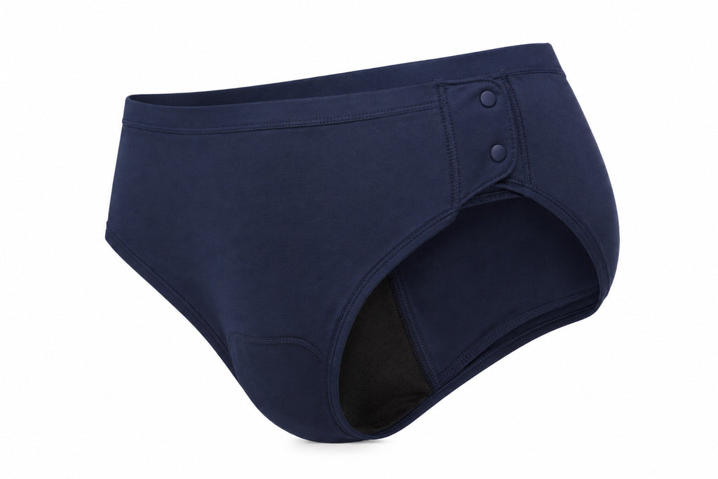 Mongato Adaptive period underwear for pregnancy and postpartum, side view