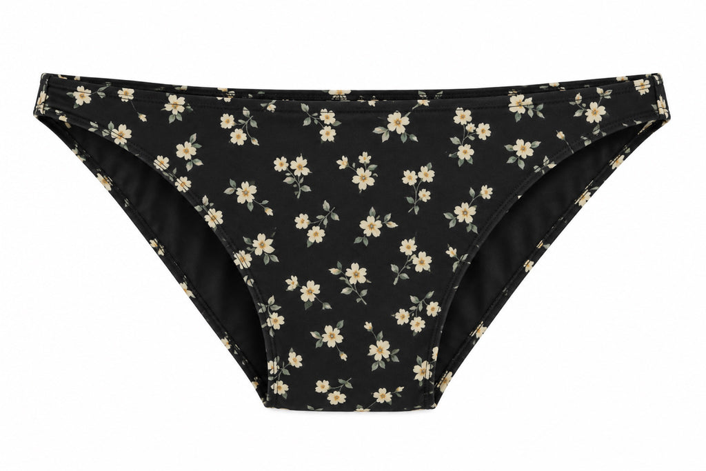 Mongato Floral bikini period underwear in a floral print, front view
