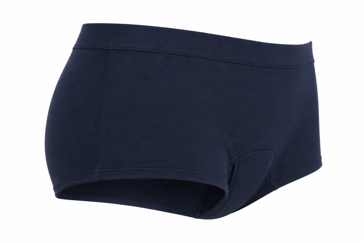 Mongato Go Comfort boyshort period underwear, side view