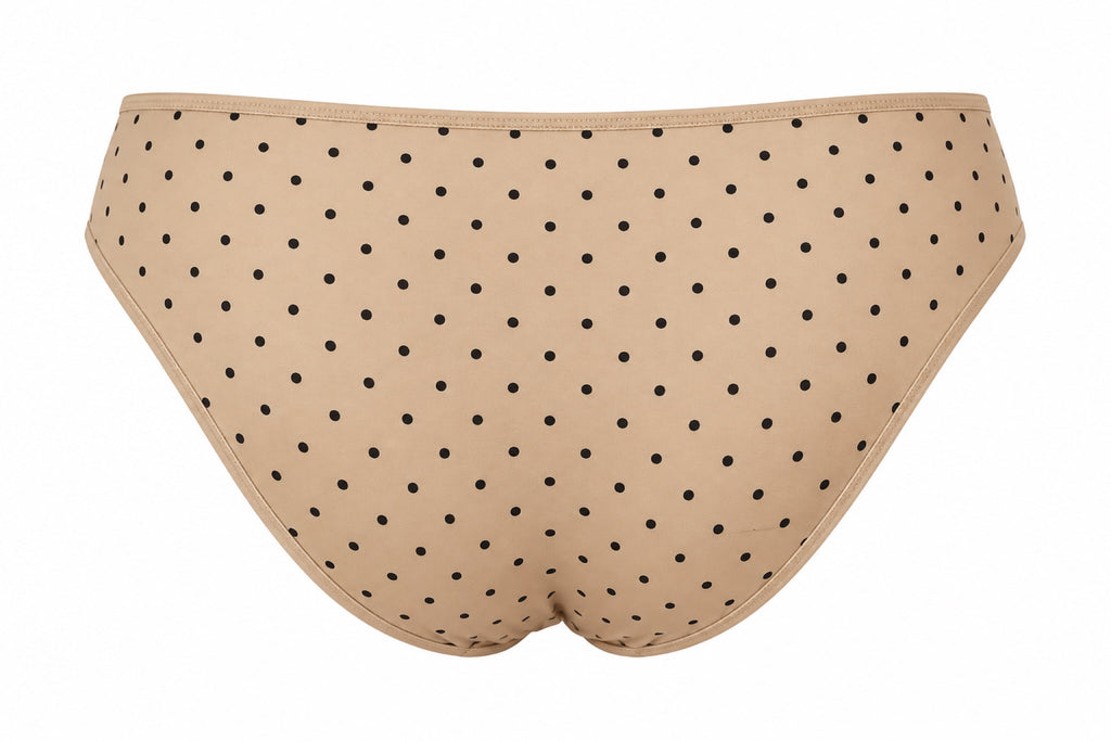 Mongato Polka Dot bikini period underwear, back view