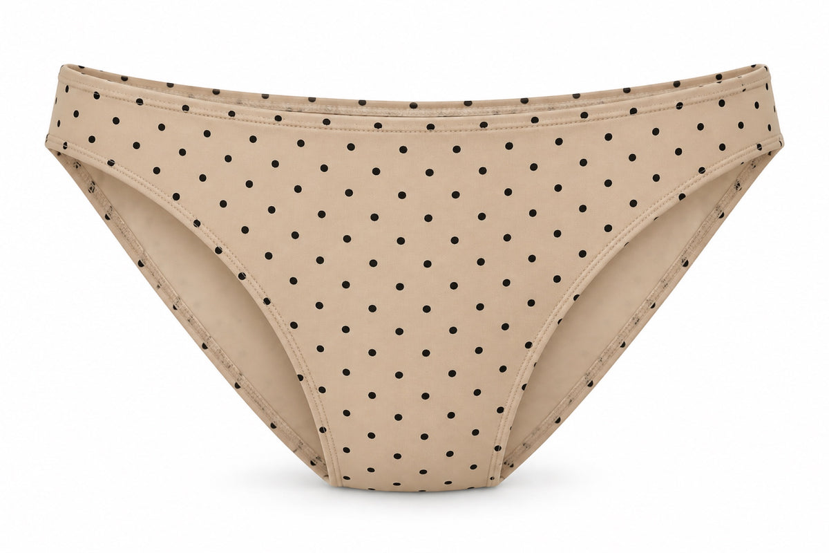 Mongato Polka Dot bikini period underwear, front view