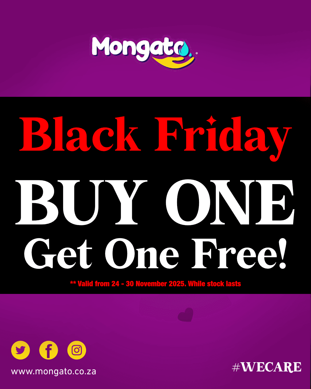 Mongato Black Friday Sale! 2025